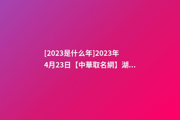 [2023是什么年]2023年4月23日【中華取名網】湖南省懷化市溆浦縣XXX有限公司簽約-第1張-公司起名-玄機派